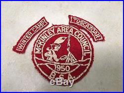 1950 McKinley Area Council Felt Council Patch With2 Segments