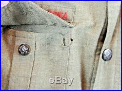 1950's Boy Scout Shirt Neighborhood Commissioner Patch Rare Silver Arrowhead