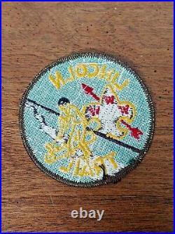 1950's Lincoln Trail Order Of The Arrow Scout Patch White Feather Lodge 499