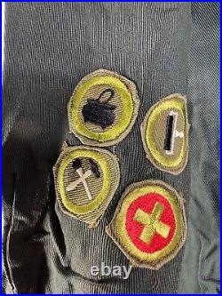 1950s Boy Scouts Of America BSA Explorers Camp BSA Official Shirt Patches Pins