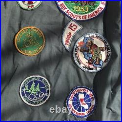 1950s boy scouts uniform Jacket Patches Explorers Sun faded Patch