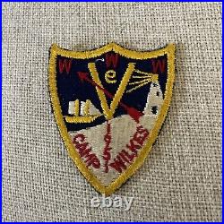 1951 BSA Boy Scout OA 5-E V-E Camp Wilkes WWW Conference Conclave Patch