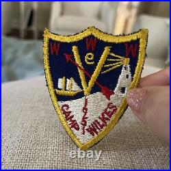 1951 BSA Boy Scout OA 5-E V-E Camp Wilkes WWW Conference Conclave Patch