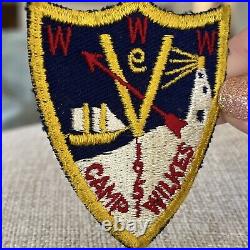 1951 BSA Boy Scout OA 5-E V-E Camp Wilkes WWW Conference Conclave Patch