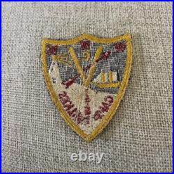 1951 BSA Boy Scout OA 5-E V-E Camp Wilkes WWW Conference Conclave Patch