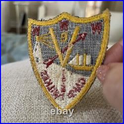 1951 BSA Boy Scout OA 5-E V-E Camp Wilkes WWW Conference Conclave Patch