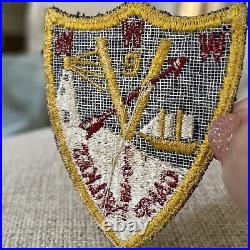 1951 BSA Boy Scout OA 5-E V-E Camp Wilkes WWW Conference Conclave Patch