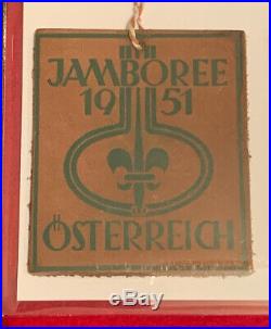 1951 World Jamboree Austria 1 per Delegate Rare Patch