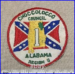 1953 CHOCCOLOCCO COUNCIL Boy Scout National Jamboree Contingent PATCH Region 5