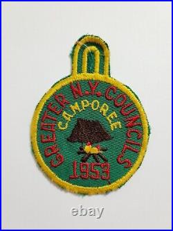 1953 Greater New York NY Councils Camporee BSA BOY SCOUTS Of America Patch VTG