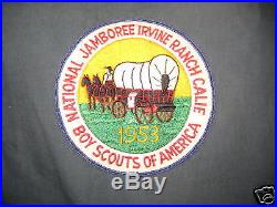 1953 National Jamboree jacket with jacket patch A45