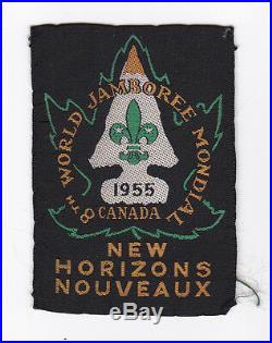 1955 World Scout Jamboree OFFICIAL PARTICIPANTS Patch