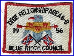1956 Dixie Fellowship Patch OA Area 6B Host Atta Kulla Kulla 185 PD249