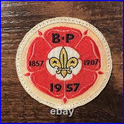 1957 Boy Scout World Jamboree PARTICIPANT Pocket Patch Vintage, Rare Patch