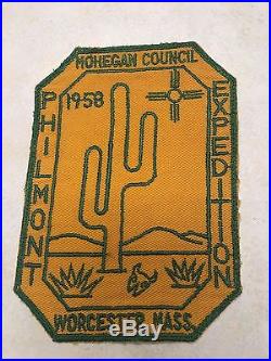 1958 Mohegan Council Philmont Expedition Contingent Jacket Patch