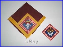 1959 Boy Scout 10th World Jamboree Official Participant Patch & Neckerchief