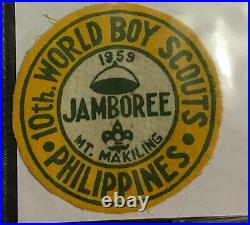 1959 World Jamboree Patch Yellow Border