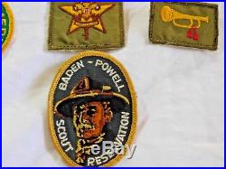 1960's Early 1970's BOY SCOUT MEMORABILIA with PATCHES, BADGES, MEDALS, PINS, etc