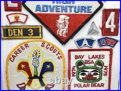 1960s-1970s Boy Scout BSA Patch Collection Display Case