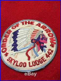 1960s Boy Scouts Of America Wool Red Jacket Chief Patch Men's Size 40