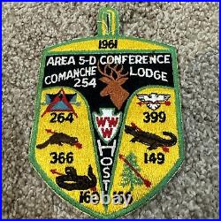 1961 OA Conclave Patch Region 5 D Arkansas Louisiana Boy Scout XJ4