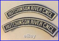1969 BSA RARE PATCH LOT BOY SCOUTS PATCHES Hutchinson River Council LK