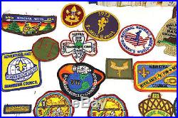 1970's Boy Scout Patch 50+ Lot Merit+Council Badge Hiawatha Council+Scout Knife