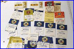 1970's Boy Scout Patch 50+ Lot Merit+Council Badge Hiawatha Council+Scout Knife
