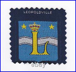 1970's SCOUTS OF BELGIAN CONGO BELGIUM SCOUT ABROAD LEOPOLDVILLE Patch V RARE