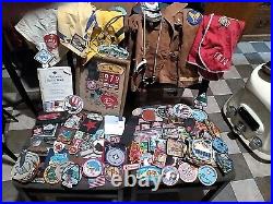 1970s to 1997 Boy Cub Scouts Patch Pin Badge Knifes etc LOT vtg BSA