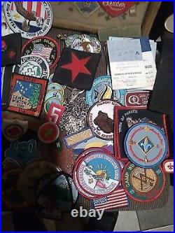 1970s to 1997 Boy Cub Scouts Patch Pin Badge Knifes etc LOT vtg BSA