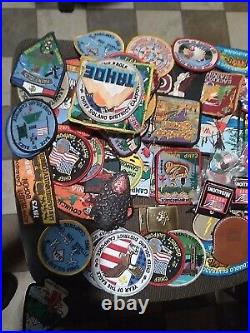 1970s to 1997 Boy Cub Scouts Patch Pin Badge Knifes etc LOT vtg BSA