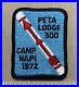 1972-OA-PETA-Lodge-300-Order-of-the-Arrow-PATCH-WWW-Vigil-Camp-Napi-Boy-Scout-01-xf