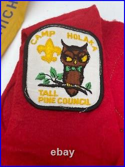 1973 Boy Scout Vest #357 Swartz Creek, Mich Dragons Handkerchiefs Towel Patches