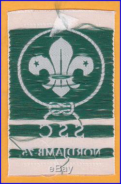 1975 World Scout Jamboree SENIOR SCOUTS CAMP (SSC) SUBCAMP OFFICIAL PATCH RARE