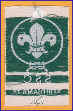 1975 World Scout Jamboree SENIOR SCOUTS CAMP (SSC) SUBCAMP OFFICIAL PATCH RARE