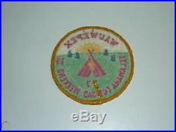 1977 CAMP WAUWEPEX CUB-DAD WEEKEND III Patch Boy Scouts TELEWANA Nassau County