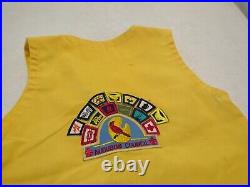 1980s Cub Scout Patch Vest Audubon Council Shawnee District Dirty Vest EUC