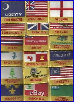 1981 Jamboree Sub Camp patches, 18 different