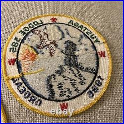 1986 BSA Boy Scout Yustaga Lodge 1986 Ordeal WWW Set Of 2 Large Patches