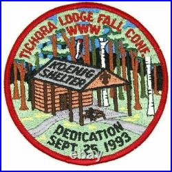 1993 Koenig Shelter Tichora Lodge 146 Camp Castle Rock Four Lakes Council Patch
