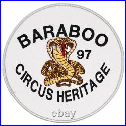 1997 Cobra Baraboo Circus Heritage 6 Jacket Patch Four Lakes Council Wisconsin
