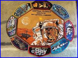 2 Central Florida Council National Jamboree Patch Sets Space 2013 and 2017