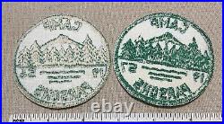 2 VTG 1950s CAMP PARSONS Boy Scout PATCHES Chief Seattle Council Uniform Badge