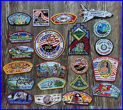 2001 National Boy Scout Jamboree Patches And Other 2001 BSA Patches. Lot of 21
