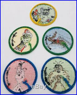 2001 National Boy Scout Jamboree Pioneer Valley 5 Dr Seuss Patrol Patches