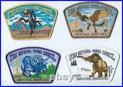 2001 National Jamboree Patch Series Utah National Parks Council Set 20 with Cards