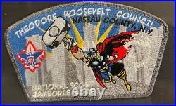 2005 Boy Scout National Jamboree Framed Patch Set Theodore Roosevelt Council