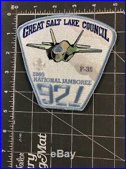 2005 National Scout Jamboree Great Salt Lake Council 8 Patch Set BSA Air Force