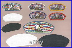 2005 USA BOY SCOUTS OF AMERICA National Jamboree HONG KONG Contingent Patch SET